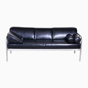 Bauhaus Sofa in Leather from Vichr a Spol, 1930s-WHY-1777951