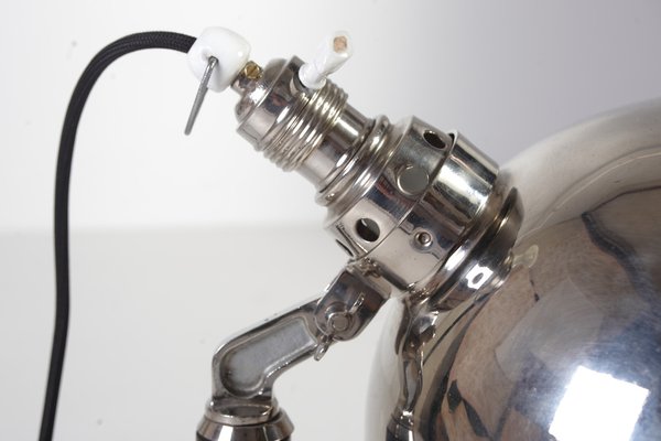 Bauhaus Style Chrome Table Lamp from Original Georgsun, 1930s-IND-1789371