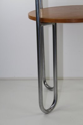 Bauhaus Style Steel Tube Table with Trumpet Legs, 1940s-ZWH-1279040