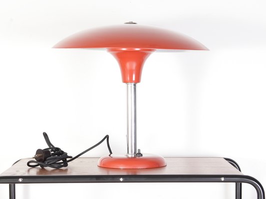 Bauhaus Table Lamp by Max Schumacher for Metalwerk Werner Schröder Lobenstein, 1940s-IND-1752139