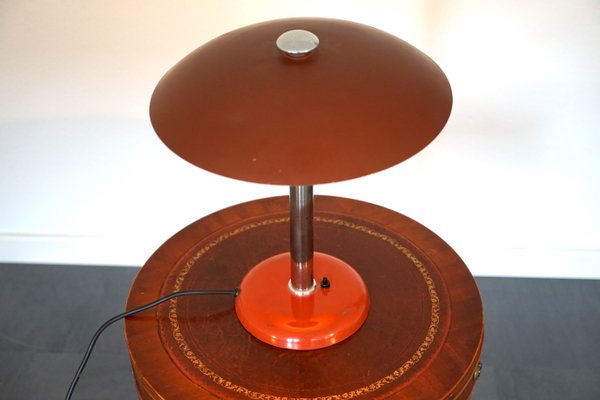 Bauhaus Table Lamp by Max Schumacher for Metalwerk Werner Schröder Lobenstein, 1940s-CIP-2026986