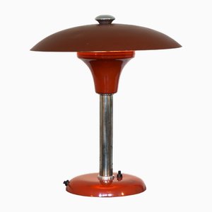 Bauhaus Table Lamp by Max Schumacher for Metalwerk Werner Schröder Lobenstein, 1940s-CIP-2026986