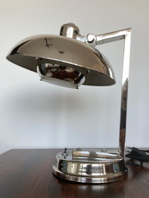 Bauhaus Table Lamp in Chrome, 1930s-TZ-1181288