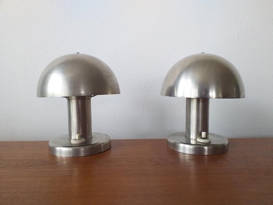 Bauhaus Table Lamps by Franta Anyz, 1930s, Set of 2-TZ-933426