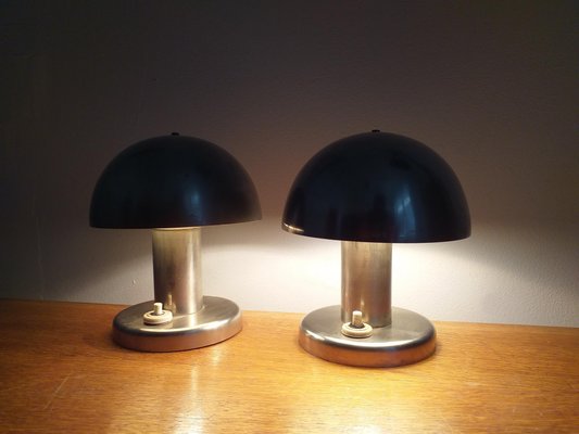 Bauhaus Table Lamps by Franta Anyz, 1930s, Set of 2-TZ-933426