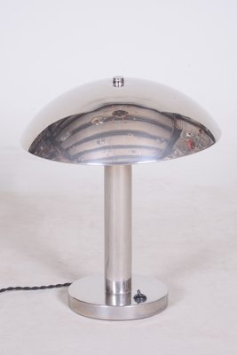 Bauhaus Table Lamps in Chrome-Plated Steel, Former Czechoslovakia, 1930s, Set of 2-WHY-1768692