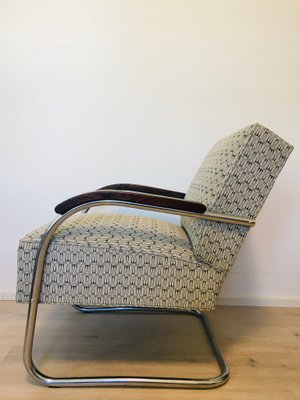 Bauhaus Tubular Steel Armchair from Mücke Melder, 1930s-YNX-676048