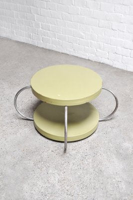 Bauhaus Tubular Steel Coffee Table, 1930s-WUY-1304155