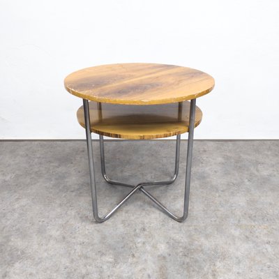 Bauhaus Tubular Steel Side Table by Hynek Gottwald, 1930s-TLV-2016391