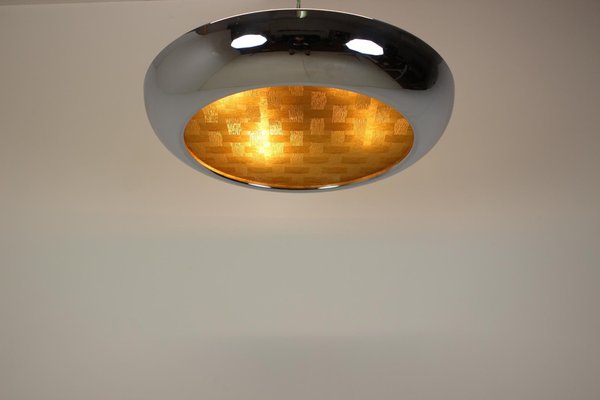 Bauhaus UFO Pendant by Josef Hurka for Napako, 1940s-TZ-1185419