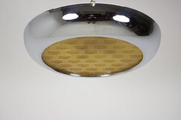 Bauhaus UFO Pendant by Josef Hurka for Napako, 1940s-TZ-1185419