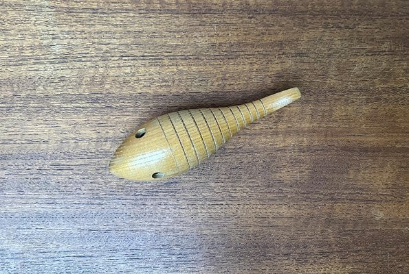 Bauhaus Urfisch Fish Rattle by Hugo Kükelhaus for Hohenfried Werkstätten, 1940s-UAH-1760246