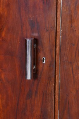 Bauhaus Wardrobe in Walnut and Chrome attributed to Hynek Gottwald, Former Czechoslovakia, 1930s-WHY-1790739