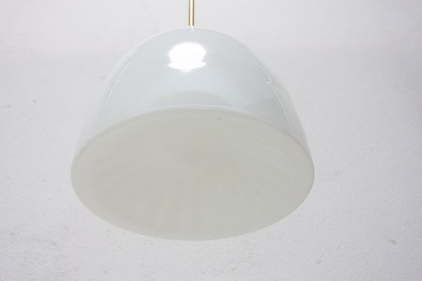 Bauhaus White Pendant Lamp, 1930s-HXT-1312324