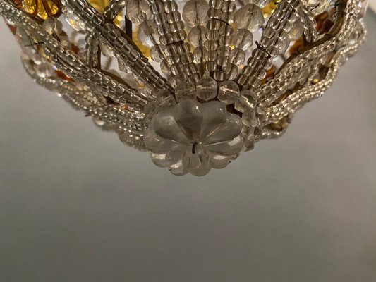 Beaded Crystal Pendant Lamps from Bacci Firenze, 1970s, Set of 2-JJC-884991