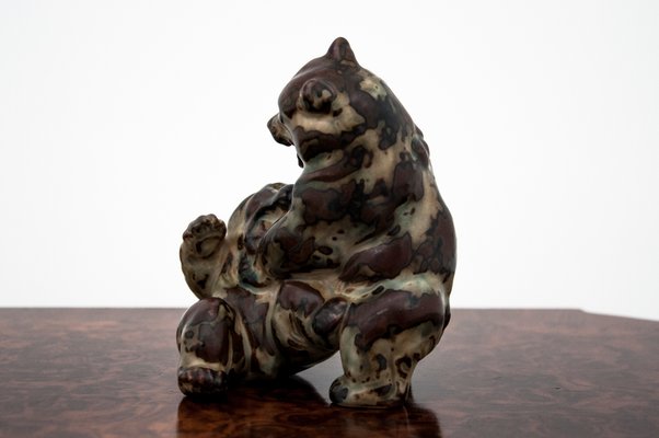 Bear Figurine by Knud Khyn for Royal Copenhagen, 1950s-BXB-682561