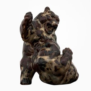 Bear Figurine by Knud Khyn for Royal Copenhagen, 1950s-BXB-682561