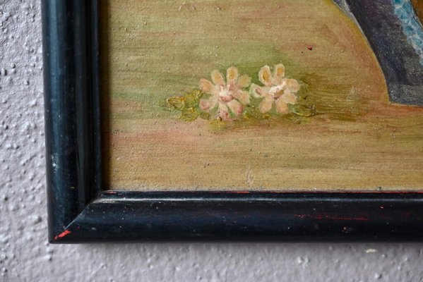 Beck, Flower Bouquet, 1940, Painting on Panel, Framed-AIU-1765031