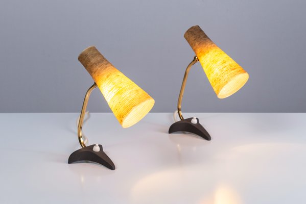 Bedside Crowfoot Lamps from Cosack Leuchten, 1950s, Set of 2-NHX-2035035