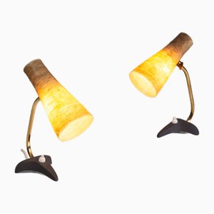 Bedside Crowfoot Lamps from Cosack Leuchten, 1950s, Set of 2-NHX-2035035