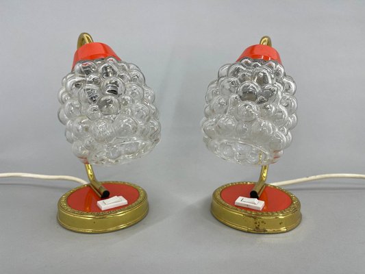 Bedside Lamps in the style of Helena Tynell 1970s, Set of 2-TZ-1449423