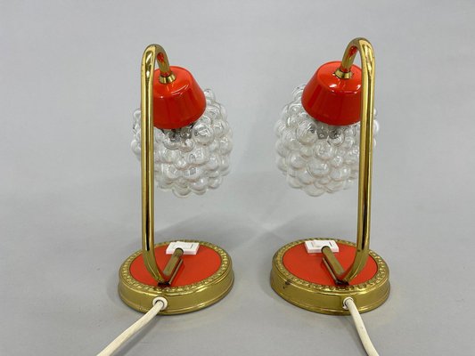 Bedside Lamps in the style of Helena Tynell 1970s, Set of 2-TZ-1449423