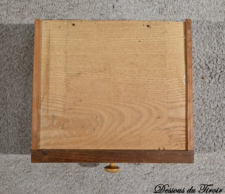 Bedside Table in Solid Cherrywood and Veneer, 1900s-RVK-1764689