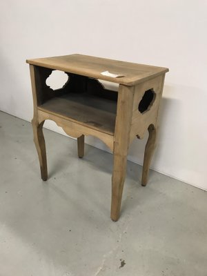 Bedside Table with Open Shelf-HLV-1428636