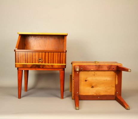 Bedside Tables, 1950s, Set of 2-AOU-1795680