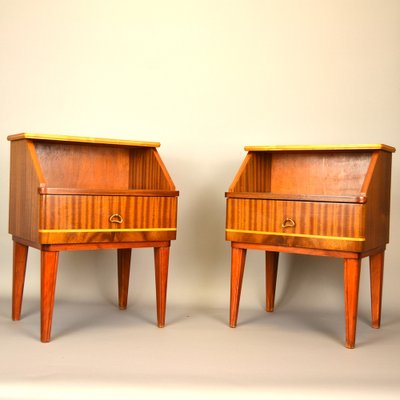 Bedside Tables, 1950s, Set of 2-AOU-1795680