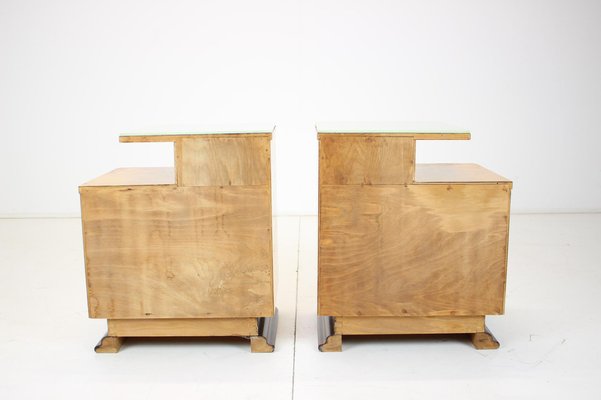 Bedside Tables by Jindřich Halabala for Up Závody, 1950s, Set of 2-TZ-1061154