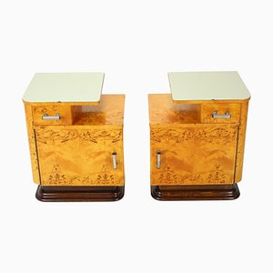 Bedside Tables by Jindřich Halabala for Up Závody, 1950s, Set of 2-TZ-1061154