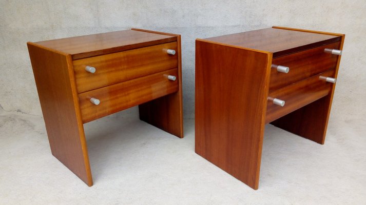 Bedside Tables by Jindřich Halabala for Up Závody, 1970s, Set of 2-VIC-1424984