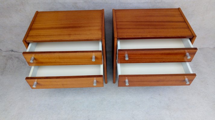 Bedside Tables by Jindřich Halabala for Up Závody, 1970s, Set of 2-VIC-1424984