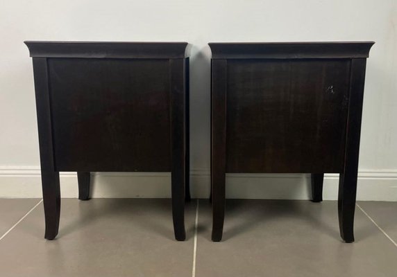 Bedside Tables in Lacquered Wood, 1950s, Set of 2-BXG-1812698