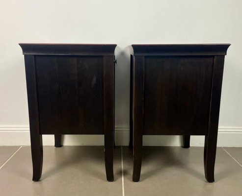 Bedside Tables in Lacquered Wood, 1950s, Set of 2-BXG-1812698