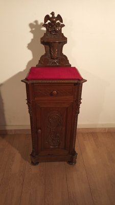 Bedside Tables in Walnut, Italy, 1890s, Set of 2-BZF-1787687