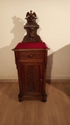 Bedside Tables in Walnut, Italy, 1890s, Set of 2-BZF-1787687