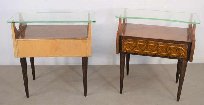 Bedside Tables, Italy, 1960s, Set of 2-AOL-1251160