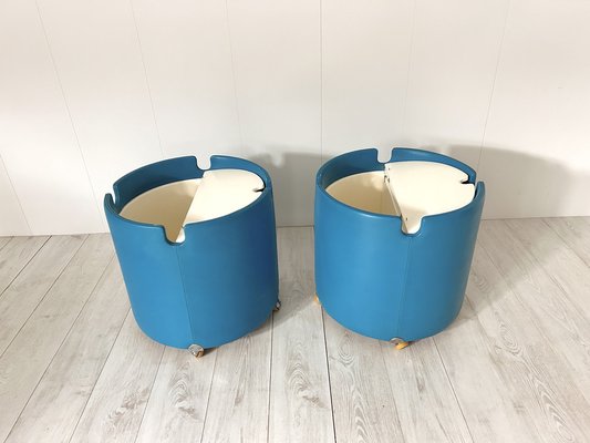 Bedside Tables Mod. Lullaby by Luigi Massoni for Poltrona Frau, Set of 2-NWG-1803949