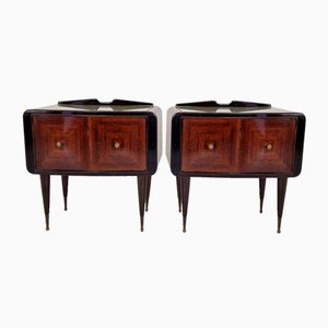 Bedside Tables or Nightstands in the style of Ico Parisi, Italy, 1958, Set of 2-RQL-2031568