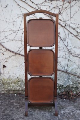 Beech 3-Tier Folding Side Table, 1970s-KNM-856075