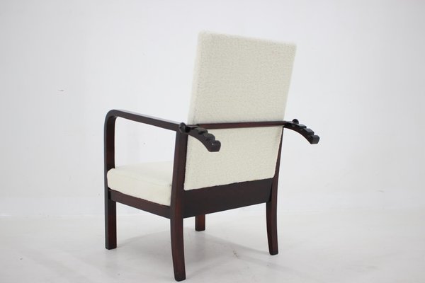 Beech Adjustable Armchair, Czechoslovakia, 1940s-TZ-1724417