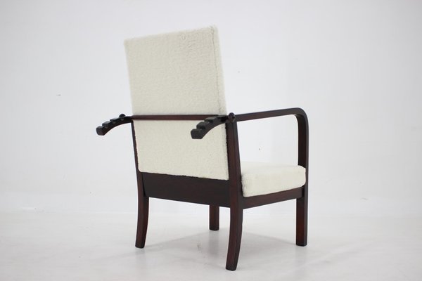 Beech Adjustable Armchair, Czechoslovakia, 1940s-TZ-1724417