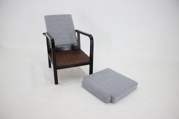 Beech Adjustable Armchair, Czechoslovakia, 1960s-TZ-1724416