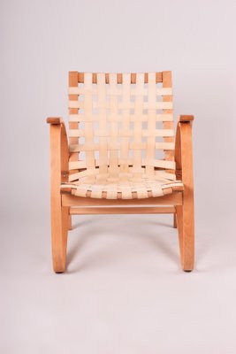 Beech Armchair by Jan Vanek, 1930s-WHY-588799