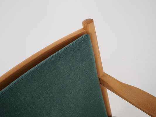 Beech Armchair, Danish Design, 1970s, Designer: Erik Ole Jørgensen, Manufacture: Tarm Chairs & Furniture Factory-VND-1686855