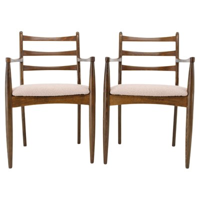 Beech Armchairs, Former Czechoslovkia, Set of 2-TZ-1789488