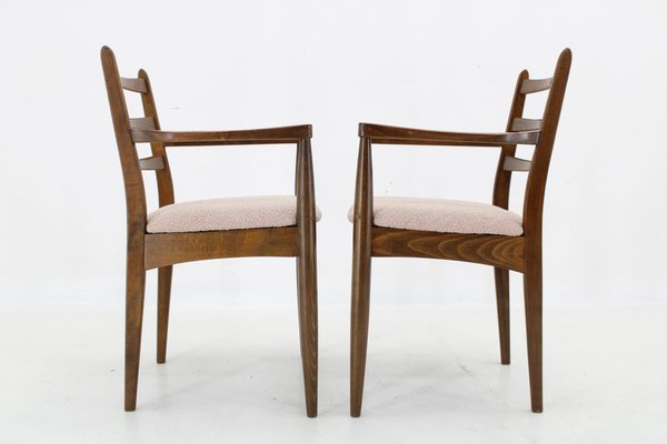 Beech Armchairs, Former Czechoslovkia, Set of 2-TZ-1789488