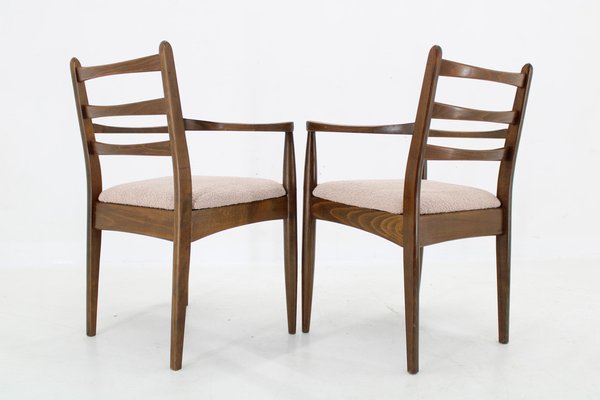 Beech Armchairs, Former Czechoslovkia, Set of 2-TZ-1789488